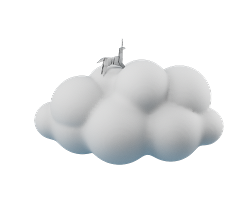 cloud with unicorn
